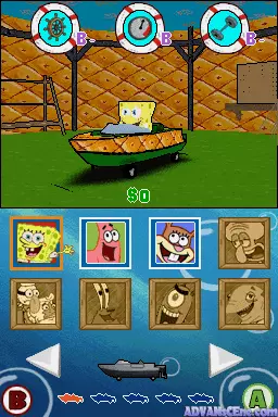 Image n° 3 - screenshots : SpongeBob SquarePants - Boating Bash (DSi Enhanced)